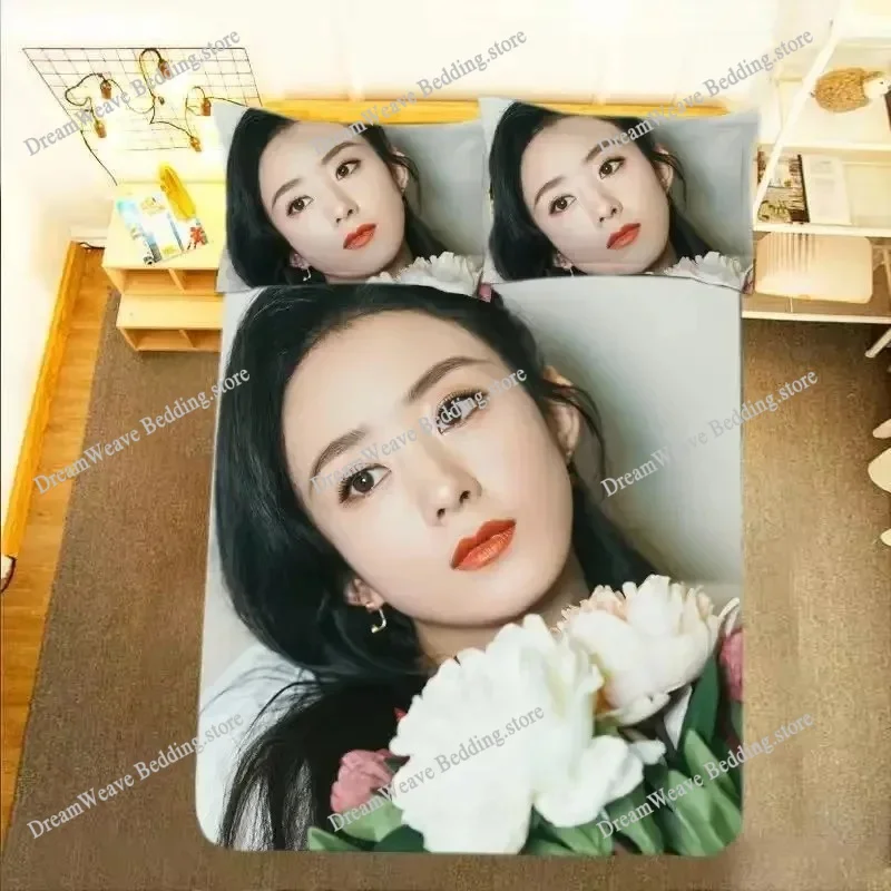 Luxury Lifestyle Gifts - Zhao Liying HD-Poster-Kissenbezug + Bettbezug für