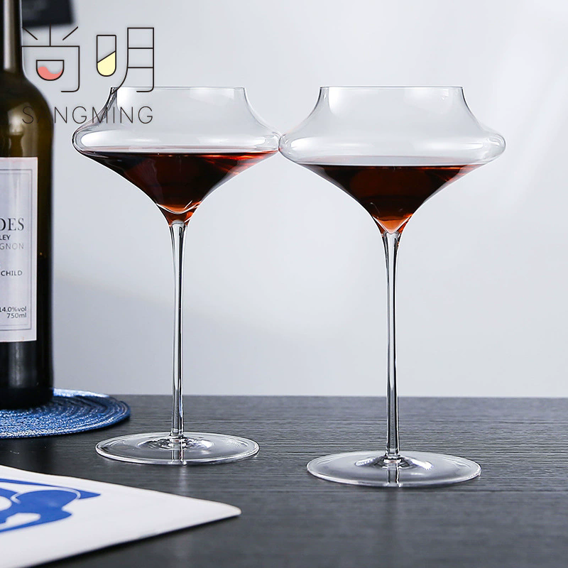Crystal Wine Glass - 2 Stück Neue Handgefertigte Dünne Extrem