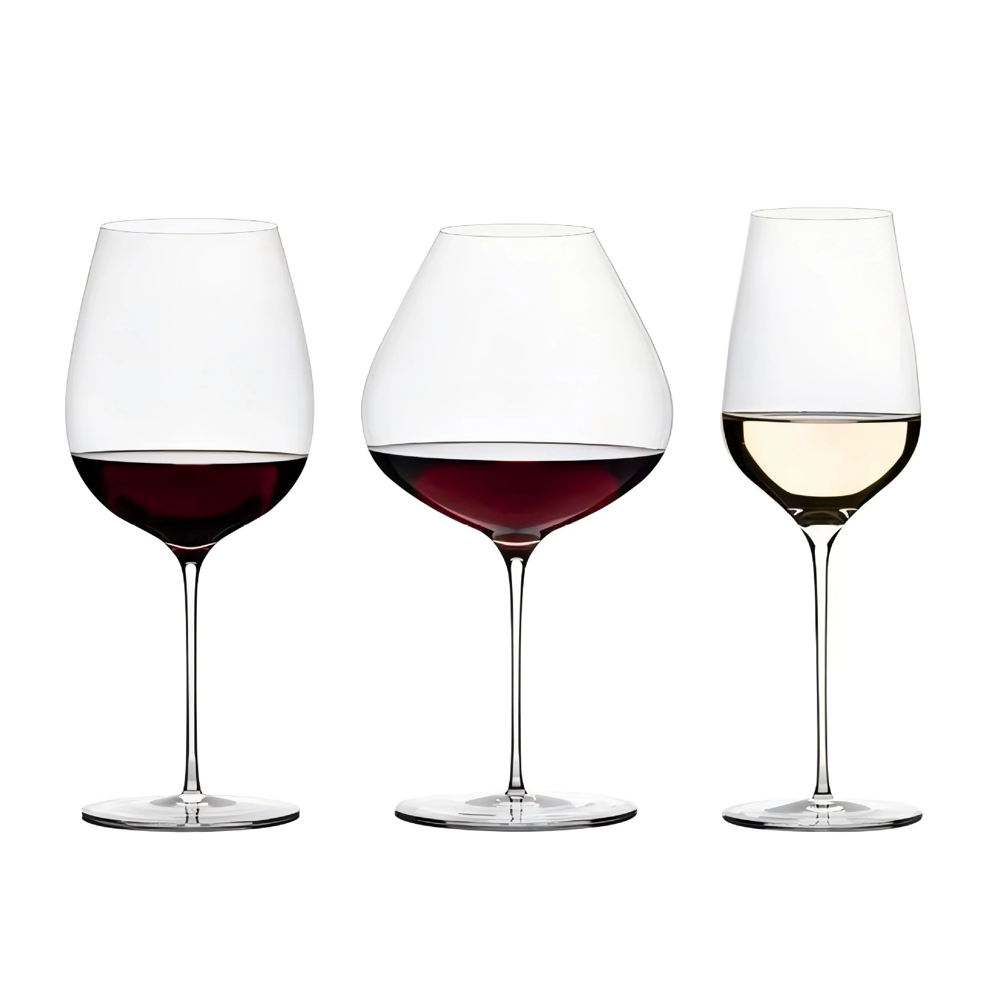 Crystal Wine Glass - 1 Stück Burgunder-Weinglas im Bordeaux-Stil, Hochwertiges