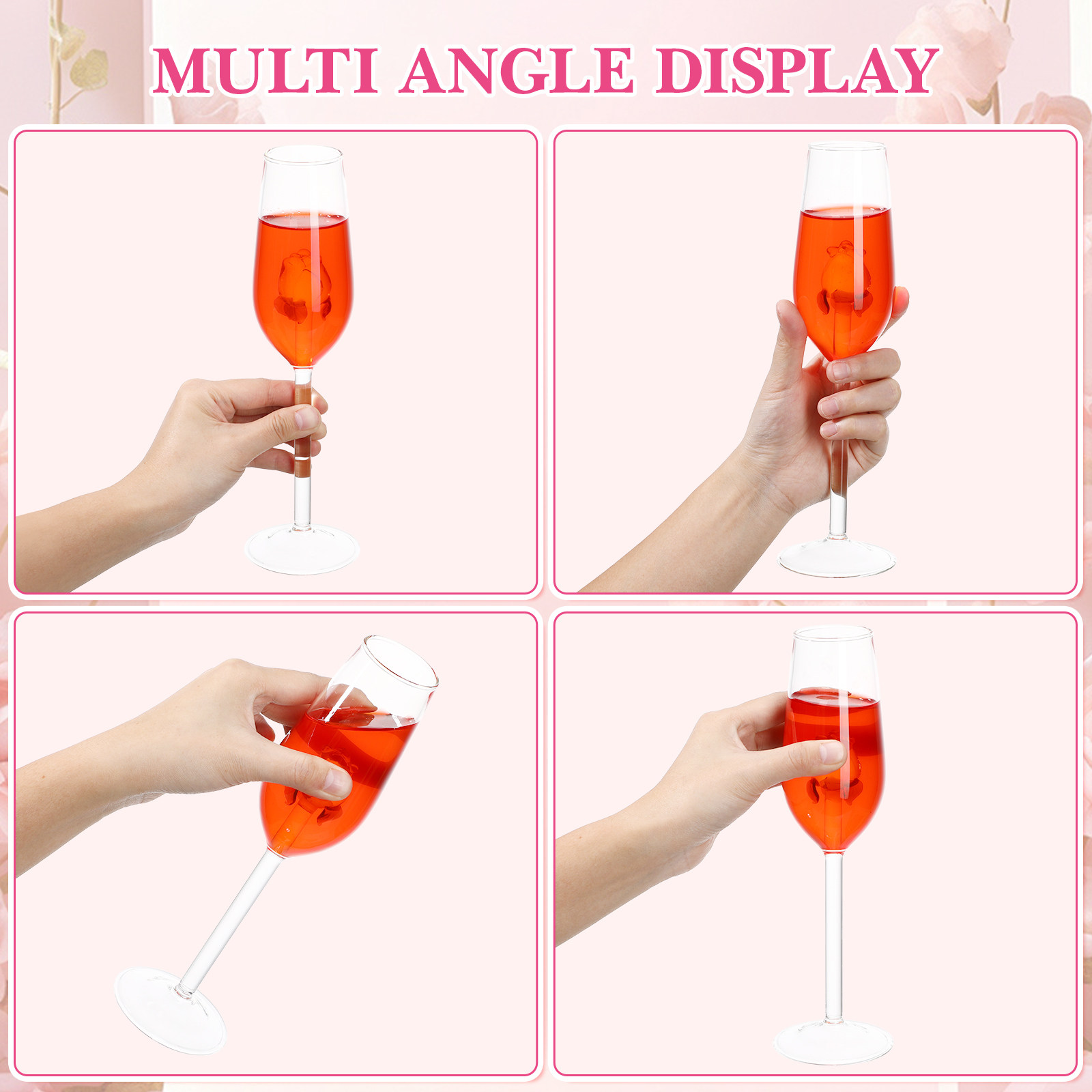 Roséglastopf aus Kristallglas, – Crystal Wine Glass Bewertung und Preis