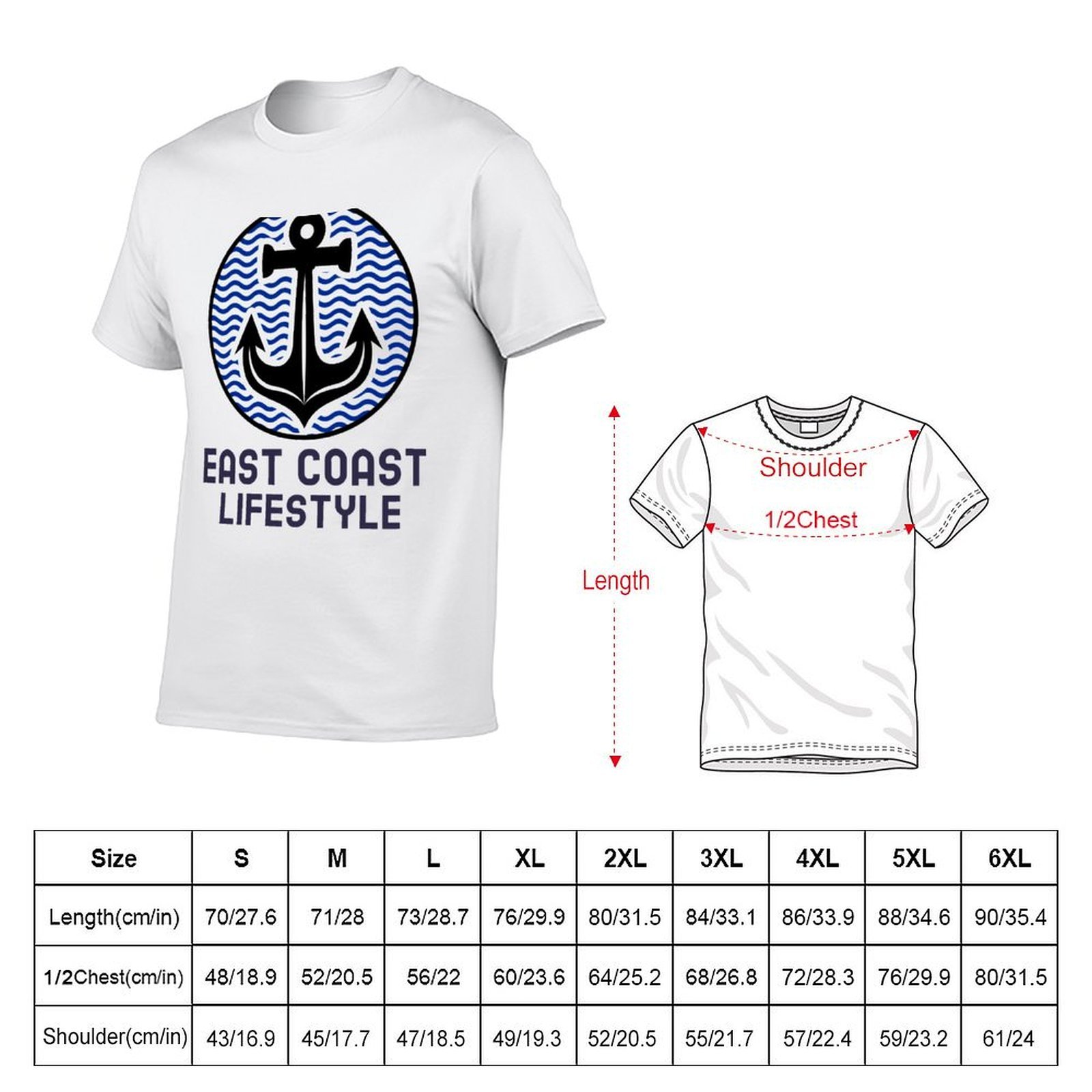 East Coast Lifestyle T-Shirt L – Luxury Lifestyle Gifts Bewertung und Preis
